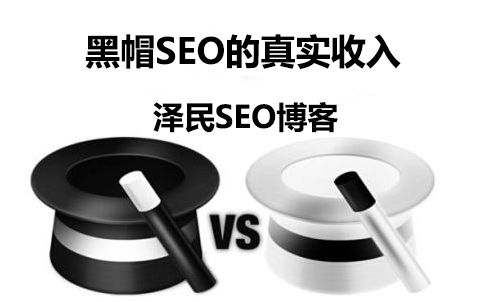 <b>一个黑帽SEO的真实收入</b>