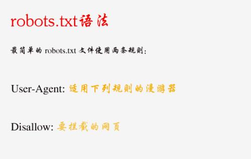 robots协议怎么写？应该屏蔽哪些文件？