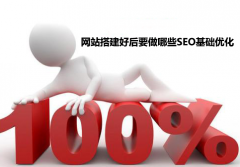 <b>网站搭建好后要做哪些SEO基础优化</b>