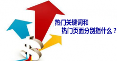 <b>热门关键词和热门页面分别指什么？</b>
