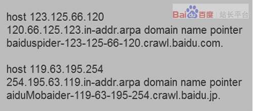 <b>如何正确识别Baiduspider百度蜘蛛</b>