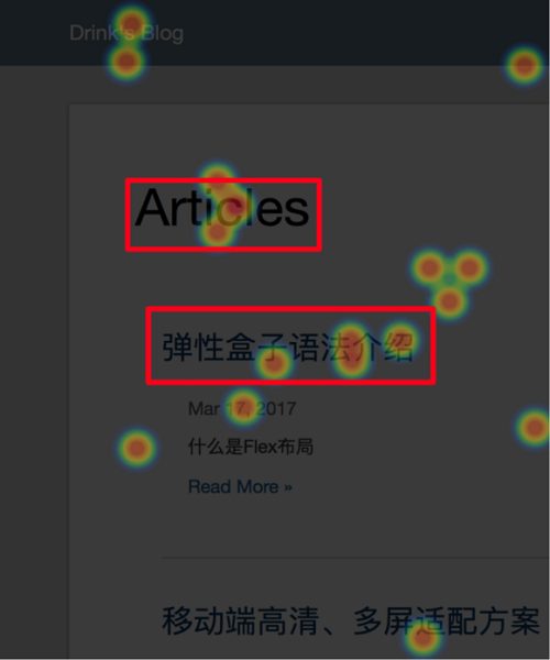 访客误点击热力图实例