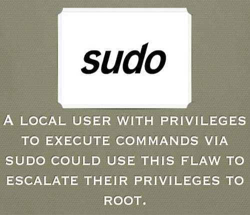 <b>Sudo高危本地提权漏洞</b>