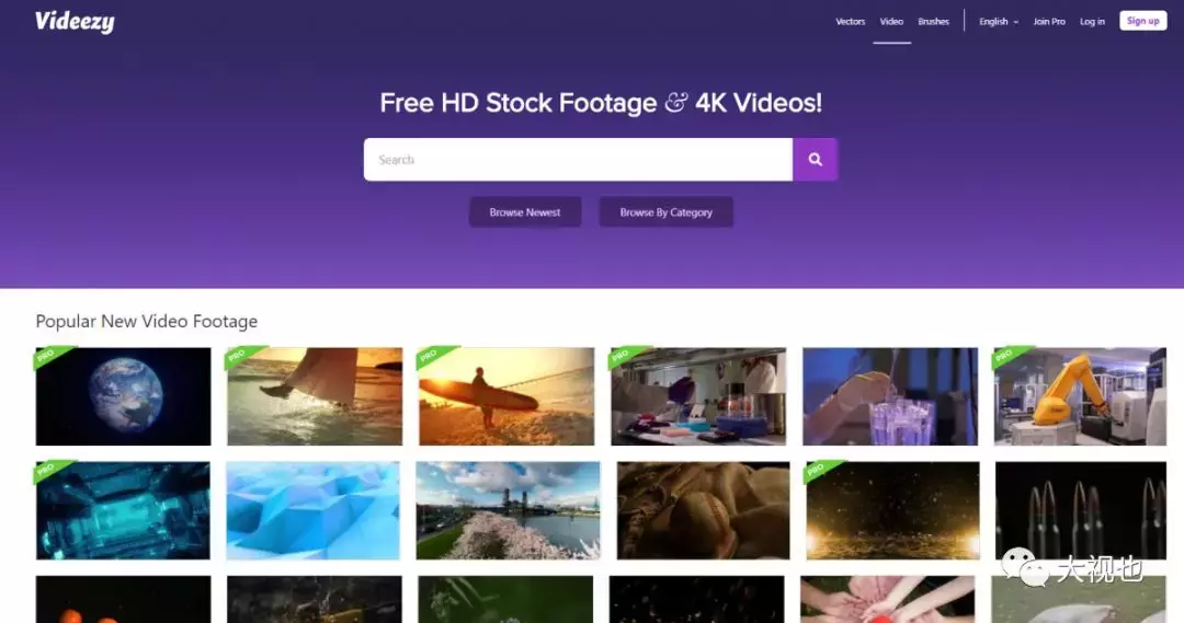 视频后期珍藏!19个免费视频素材下载网站推荐