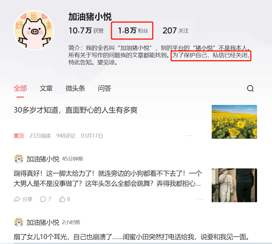 做自媒体，当学猪小悦