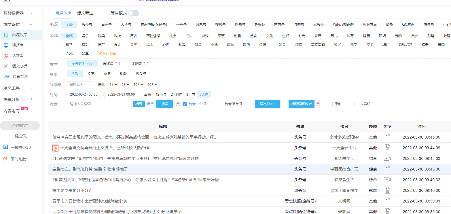 自媒体追热点的宝藏网站,快点收藏起来