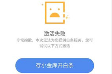 京东白条失败原因(京东白条无法激活怎样处理)(1)