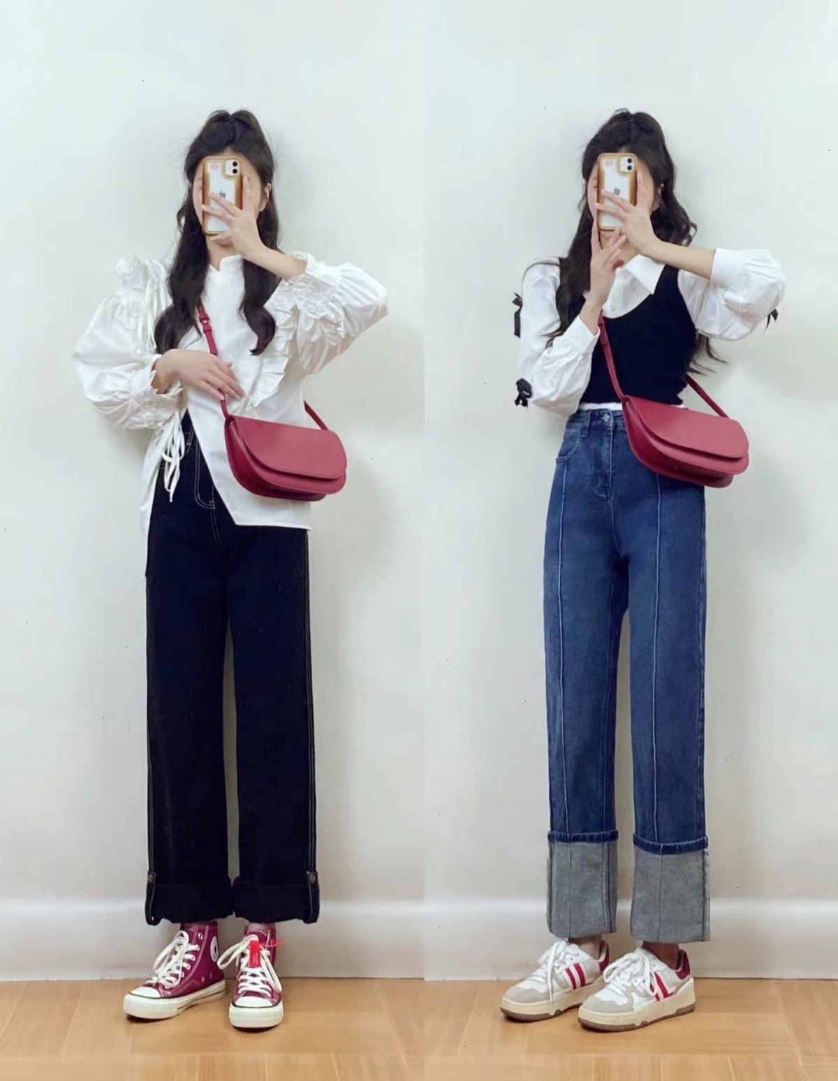 休闲鞋搭配什么裤子女(休闲鞋、帆布鞋舒服又时髦,这么搭真美)(4)