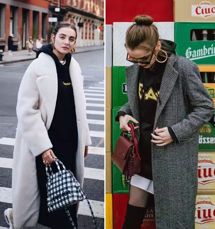 卫衣怎么搭配外套好看(春天“卫衣+外套”太潮了)(1)