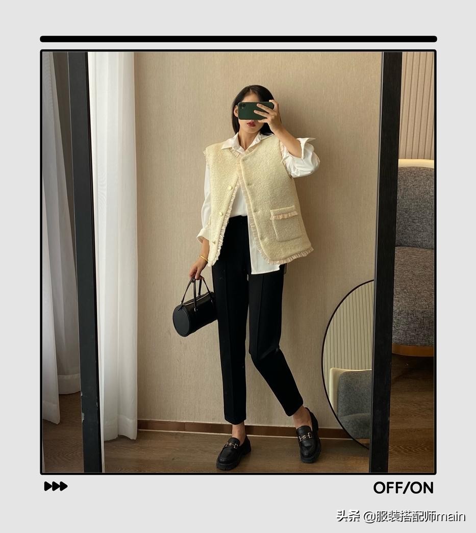 哈伦裤搭配什么鞋子好看(秋天的“哈伦裤”该怎么穿)(18)