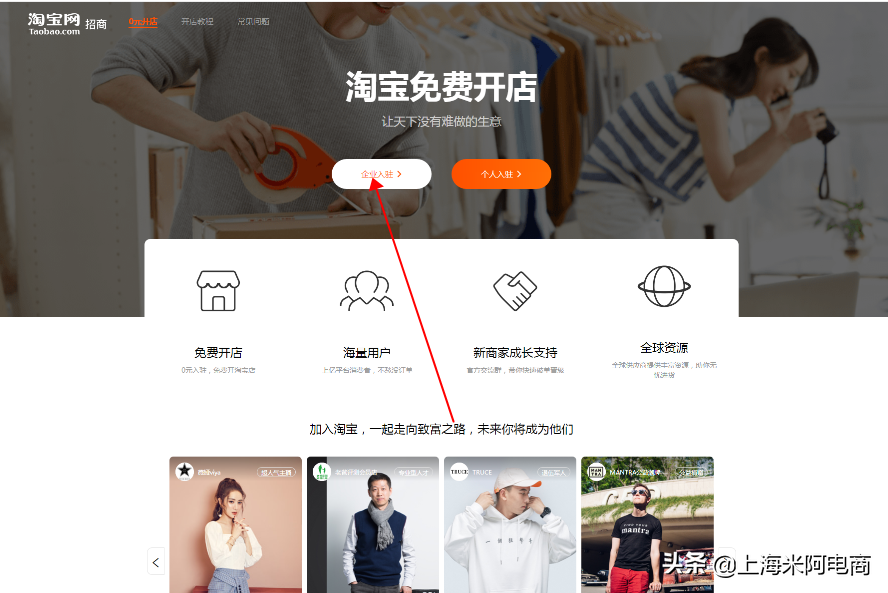 如何注册淘宝企业店铺(开通淘宝企业店铺的流程)(1)