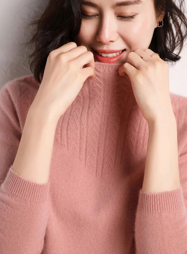 恒源祥女士羊毛衫新款（羊毛衫怎么穿比较好看）(9)