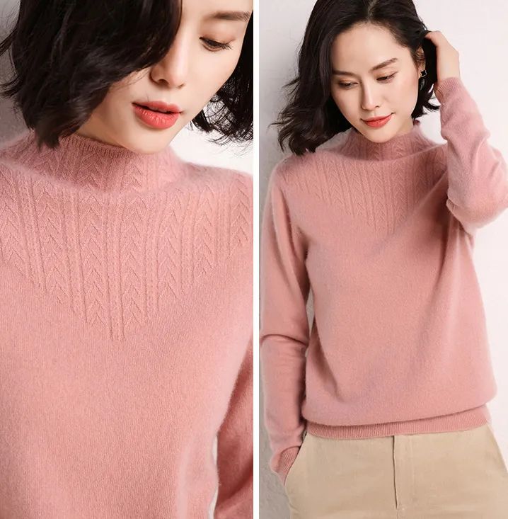 恒源祥女士羊毛衫新款（羊毛衫怎么穿比较好看）(24)